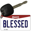 Blessed Ohio State License Plate Tag Key Chain KC-10093