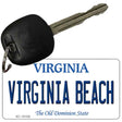 Virginia Beach Virginia State License Plate Tag Novelty Key Chain KC-10105