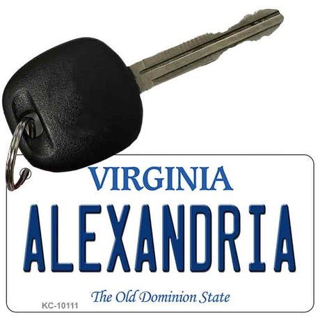 Alexandria Virginia State License Plate Tag Key Chain KC-10111