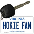 Hokie Fan Virginia State License Plate Tag Key Chain KC-10118