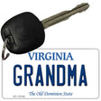 Grandma Virginia State License Plate Tag Key Chain KC-10120