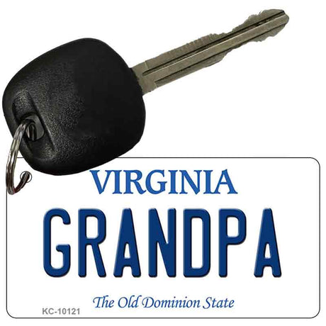 Grandpa Virginia State License Plate Tag Key Chain KC-10121