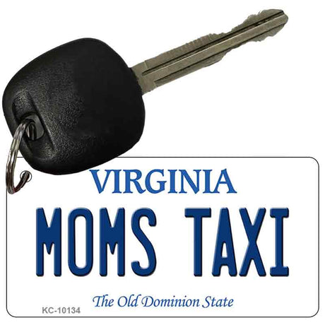 Moms Taxi Virginia State License Plate Tag Key Chain KC-10134