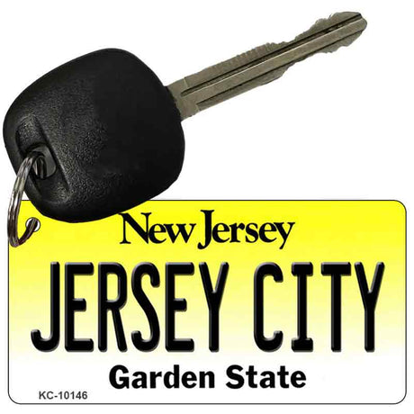 Jersey City New Jersey State License Plate Tag Key Chain KC-10146