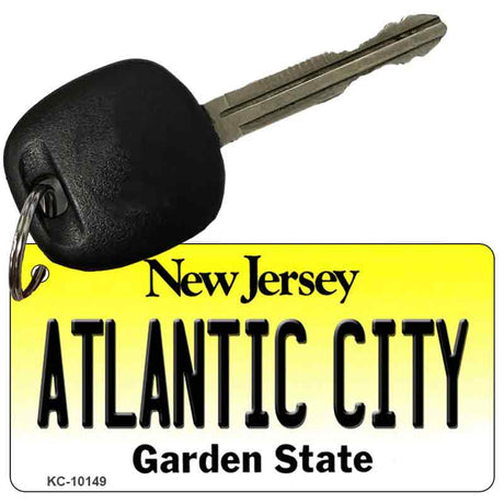 Atlantic City New Jersey State License Plate Tag Key Chain KC-10149