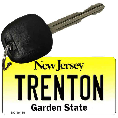 Trenton New Jersey State License Plate Tag Key Chain KC-10150