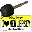 I Love New Jersey New Jersey State License Plate Tag Key Chain KC-10156