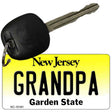 Grandpa New Jersey State License Plate Tag Key Chain KC-10161