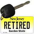 Retired New Jersey State License Plate Tag Key Chain KC-10162