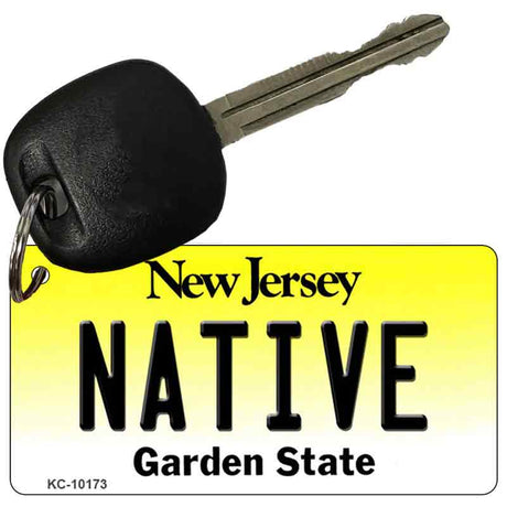 Native New Jersey State License Plate Tag Key Chain KC-10173