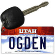 Ogden Utah State License Plate Key Chain