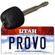 Provo Utah State License Plate Tag Key Chain KC-10188