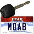 Moab Utah State License Plate Tag Key Chain KC-10191