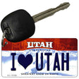 I Love Utah Utah State License Plate Tag Key Chain KC-10196