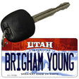 Brigham Young Utah State License Plate Tag Key Chain KC-10199