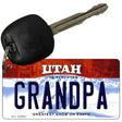 Grandpa Utah State License Plate Tag Key Chain KC-10205