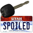 Spoiled Utah State License Plate Tag Key Chain KC-10210