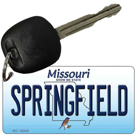 Springfield Missouri State License Plate Tag Key Chain KC-10243