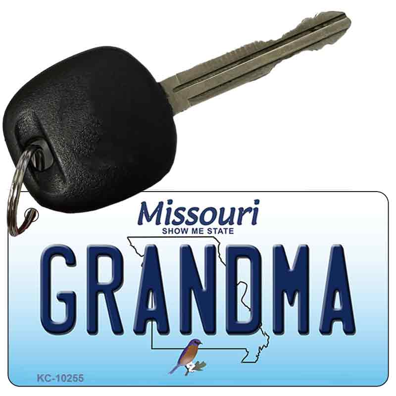 Grandma Missouri State License Plate Tag Key Chain KC-10255