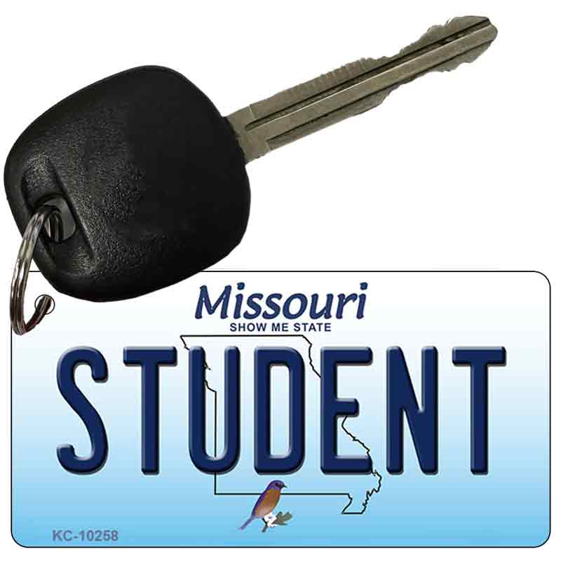 Student Missouri State License Plate Tag Key Chain KC-10258