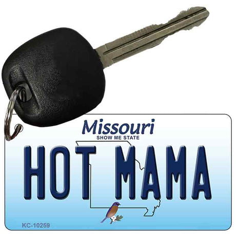 Hot Mama Missouri State License Plate Tag Key Chain KC-10259