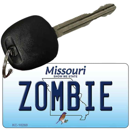 Zombie Missouri State License Plate Tag Key Chain KC-10260