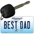 Best Dad Missouri State License Plate Tag Key Chain KC-10276