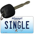 Single Missouri State License Plate Tag Key Chain KC-10277