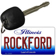 Rockford Illinois State License Plate Tag Key Chain KC-10284