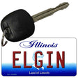 Elgin Illinois State License Plate Tag Key Chain KC-10285