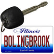 Bolingbrook Illinois State License Plate Tag Key Chain KC-10287