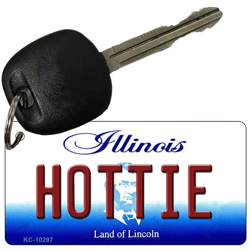 Hottie Illinois State License Plate Tag Key Chain KC-10297