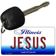 Jesus Illinois State License Plate Tag Key Chain KC-10305