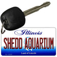 Shedd Aquarium Illinois State License Plate Tag Key Chain KC-10329