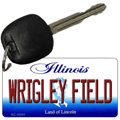 Wrigley Field Illinois State License Plate Tag Key Chain KC-10331