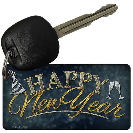 Happy New Year Novelty Aluminum Key Chain KC-10335