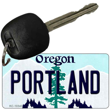 Portland Oregon State License Plate Tag Key Chain KC-10343