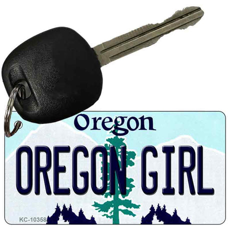 Oregon Girl Oregon State License Plate Tag Key Chain KC-10358