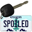 Spoiled Oregon State License Plate Tag Key Chain KC-10367