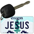 Jesus Oregon State License Plate Tag Key Chain KC-10368