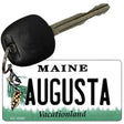 Augusta Maine State License Plate Tag Key Chain KC-10387