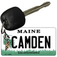 Camden Maine State License Plate Tag Key Chain KC-10395