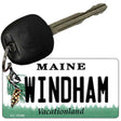 Windham Maine State License Plate Tag Key Chain KC-10396