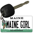 Maine Girl State License Plate Tag Key Chain KC-10401