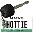 Hottie Maine State License Plate Tag Key Chain KC-10402