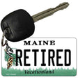 Retired Maine State License Plate Tag Key Chain KC-10405