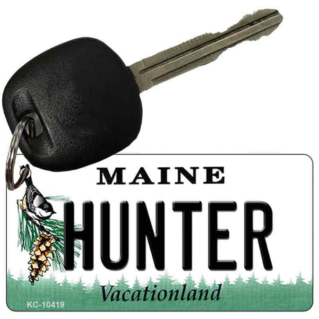 Hunter Maine State License Plate Tag Key Chain KC-10419