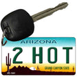 2 Hot Arizona State License Plate Tag Key Chain KC-1041