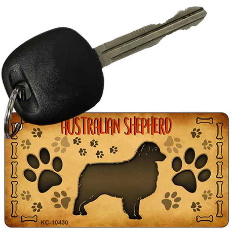 Australian Shepherd Novelty Metal Key Chain