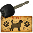 Beagle Novelty Metal Key Chain